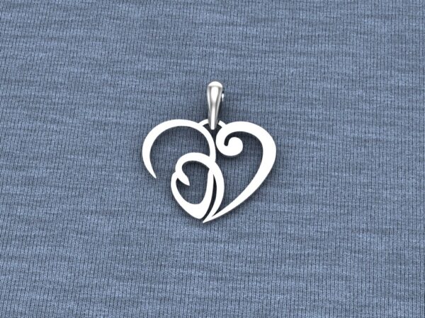 Pendente cuore 001